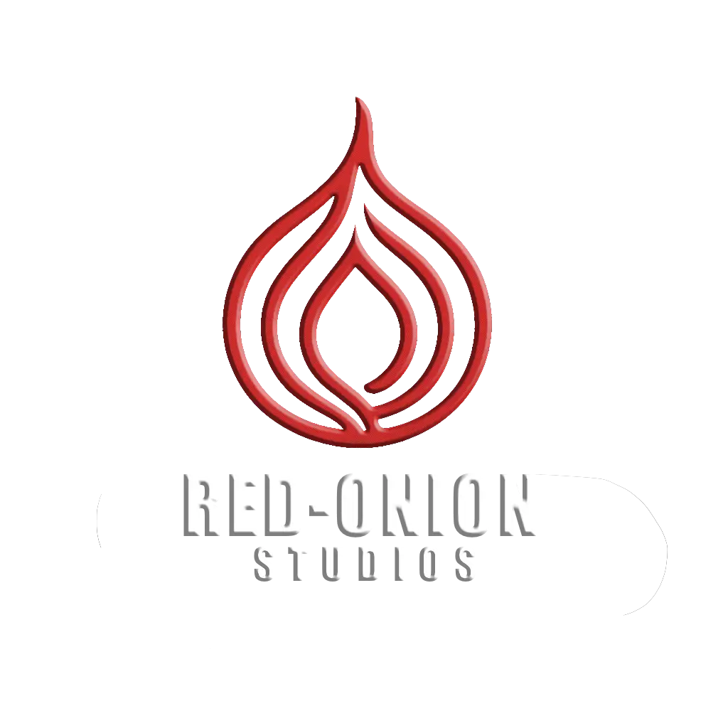 red-onion-logo 3d red and white